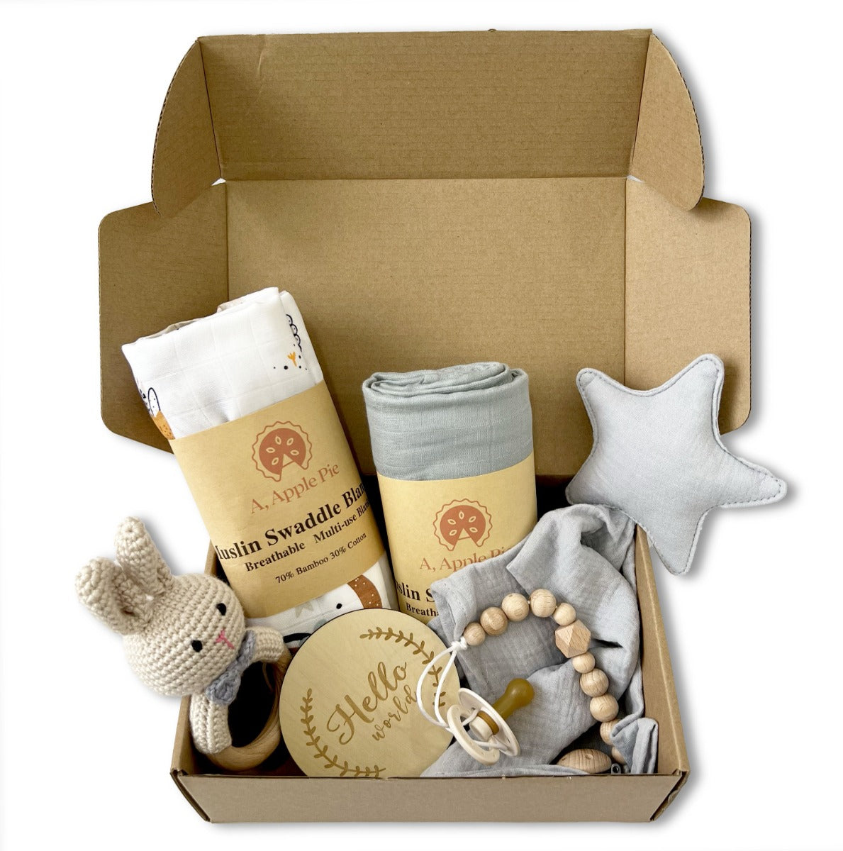 A, Apple Pie Baby Sweet Dreams Gift Set (4 Designs)