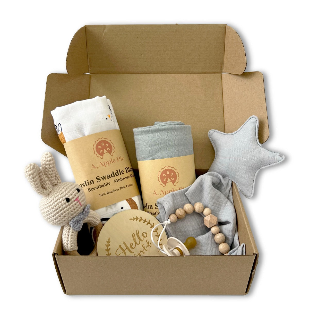 A, Apple Pie Baby Sweet Dreams Gift Set (4 Designs) - Pupsik Singapore