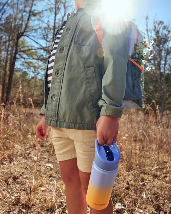 Skip Hop Wander Stainless Steel Water Bottle, 450ml (4 Colors)