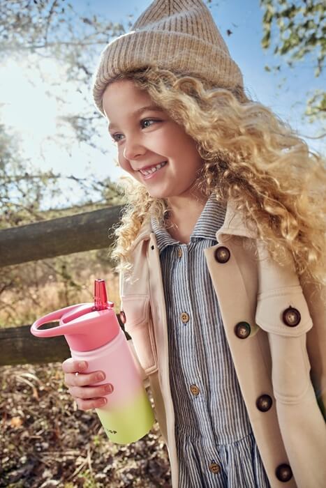 Skip Hop Wander Stainless Steel Water Bottle, 450ml (4 Colors)