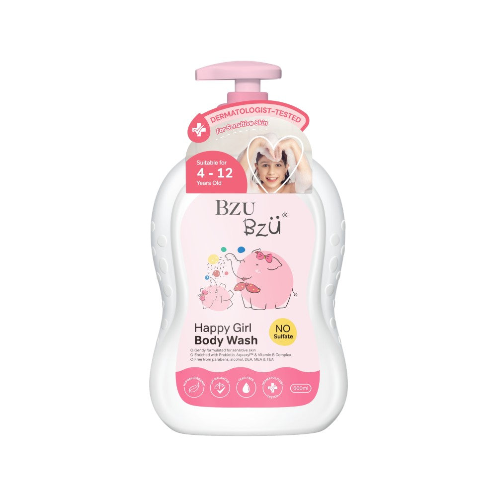 BZU BZU Happy Girl Body Wash, 600ml (Exp 11/27)