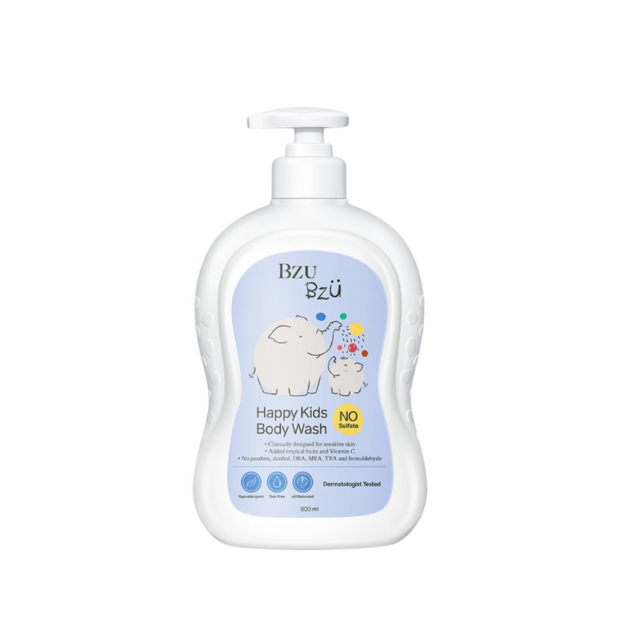 BZU BZU Happy Kids Body Wash, 600ml (Exp 12/27)