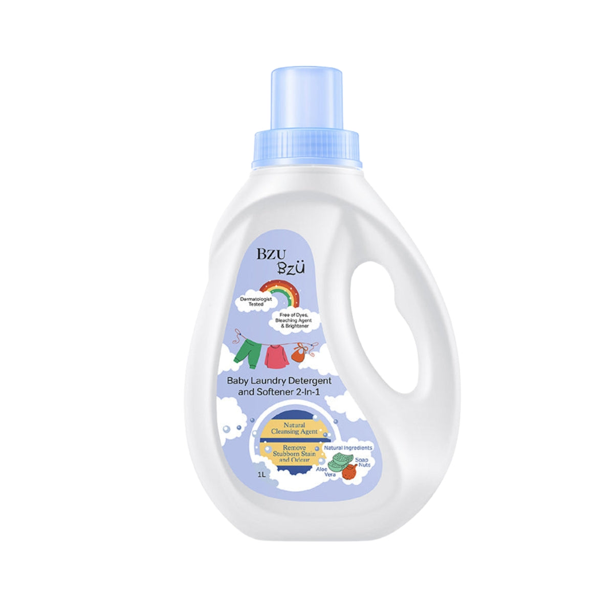 BZU BZU Baby Laundry Detergent & Softener 2-in-1, 1L (Exp 03/28)
