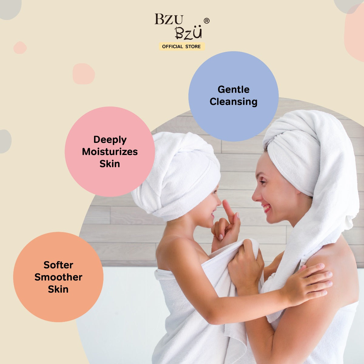 BZU BZU Family Milk & Silk Shower Cream, 800ml (Exp 04/27)