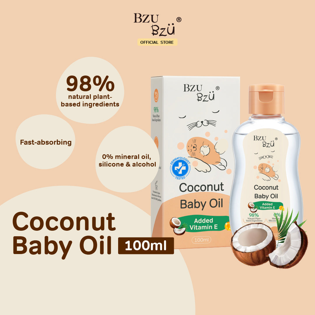 BZU BZU Coconut Baby Oil, 100ml (Exp 12/27)