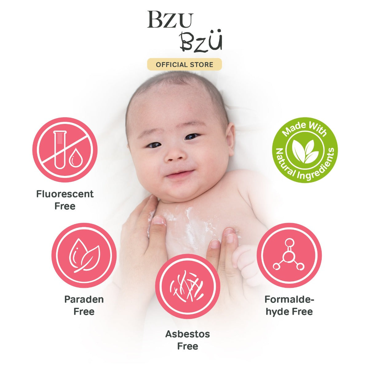BZU BZU Cooling Baby Powder, 140g (Exp 01/28)