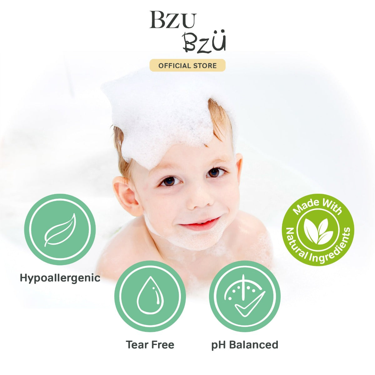 BZU BZU Fresh Cooling Kids Shampoo, 600ml (Exp 04/28)