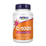 NOW Foods Vitamins C-1000 Bioflavonoids with Antioxidant & Collagen Support, 100 Veg Caps (Exp 11/27)