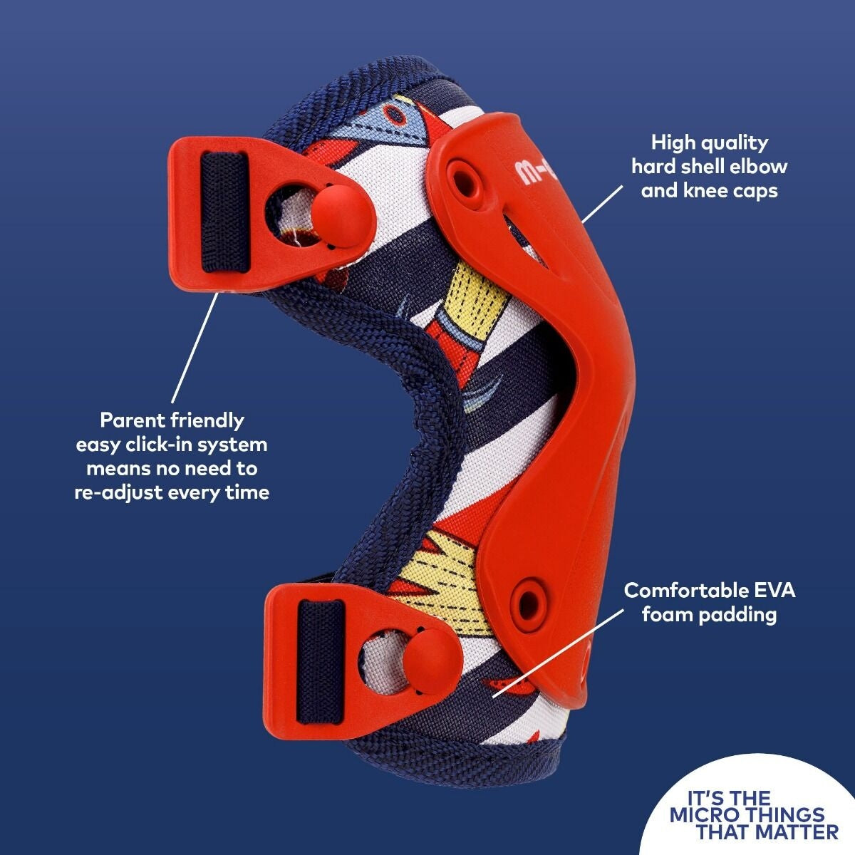 Micro Scooter Knee & Elbow Guards - S (5 Designs) - Pupsik Singapore