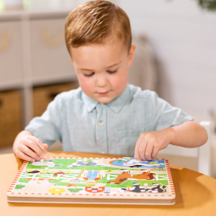 Melissa & Doug Old MacDonald's Farm Song Puzzle