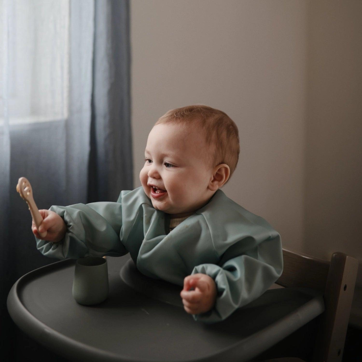 Mushie First Feeding Silicone Baby Spoons, 2pk (3 Colors) - Pupsik Singapore