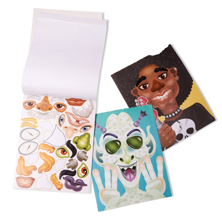 Melissa & Doug Make-a-Face Crazy Characters Sticker Pad