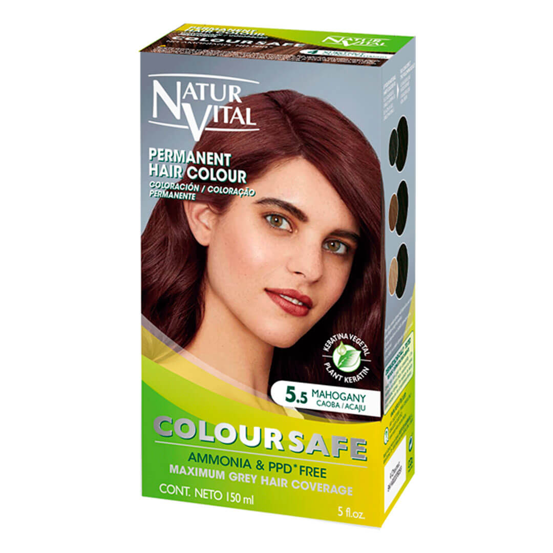 NaturVital ColourSafe Permanent Hair Dye (8 Colors) - Exp 02/26 or later - Pupsik Singapore