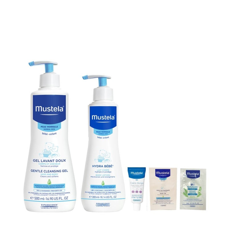 Mustela Clean & Hydrate Bundle (exp 06/27)