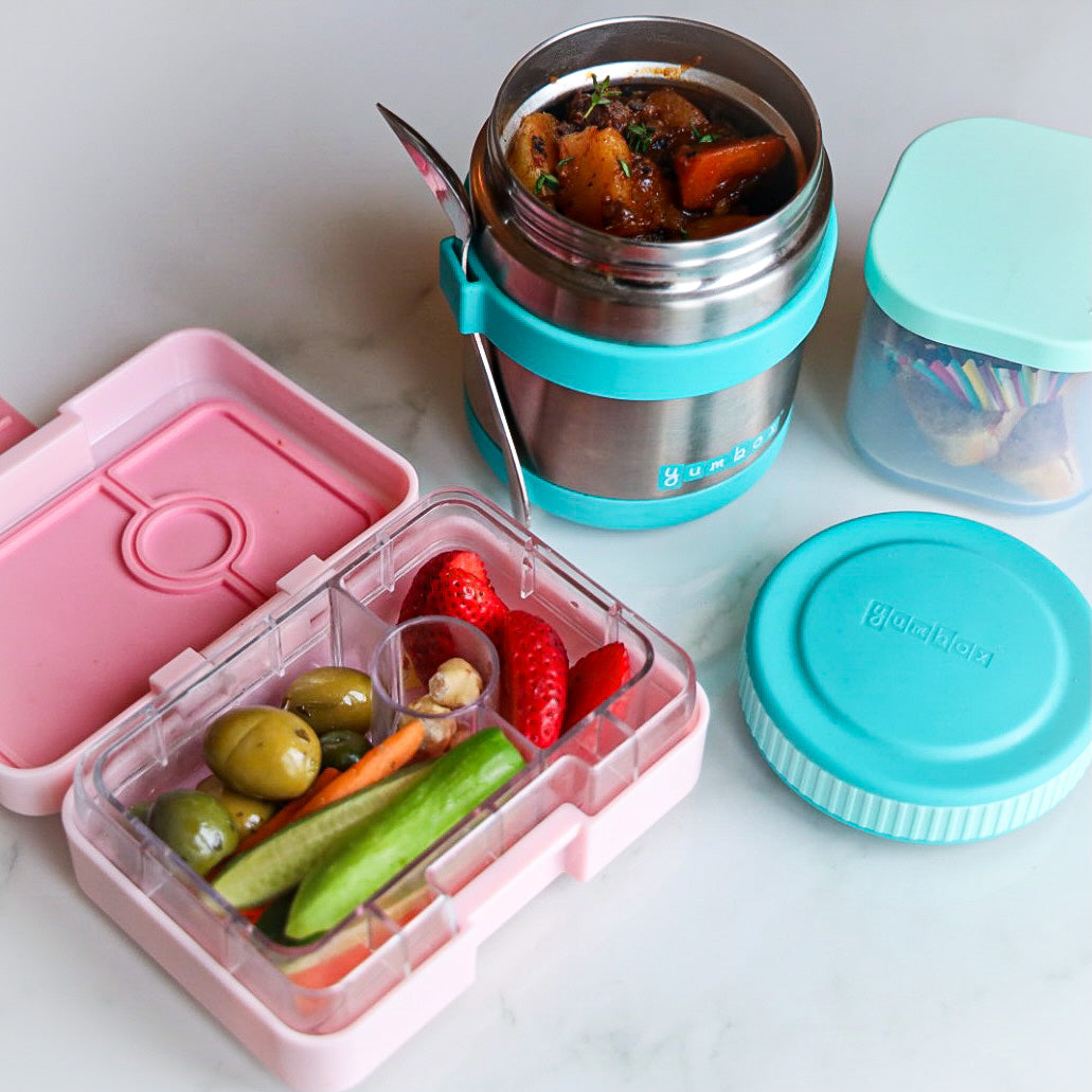 Yumbox Zuppa Thermal Food Jar w/ Spoon & Band, 415ml (4 Colors) - Pupsik Singapore