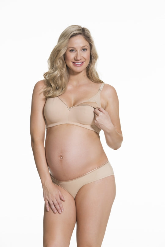 Cake Maternity Croissant Smoothing Flexi Wire Spacer Bra - Nude