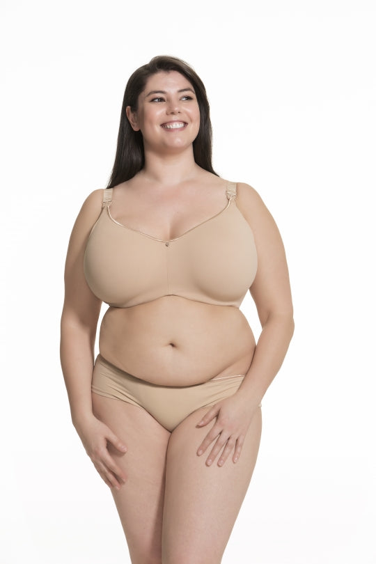 Cake Maternity Croissant Smoothing Flexi Wire Spacer Bra - Nude