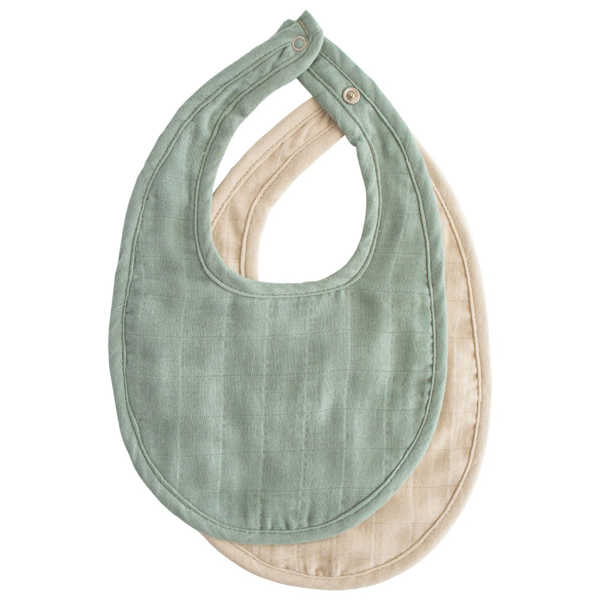 Mushie Muslin Baby Bib, 2pk (6 Designs) - Pupsik Singapore
