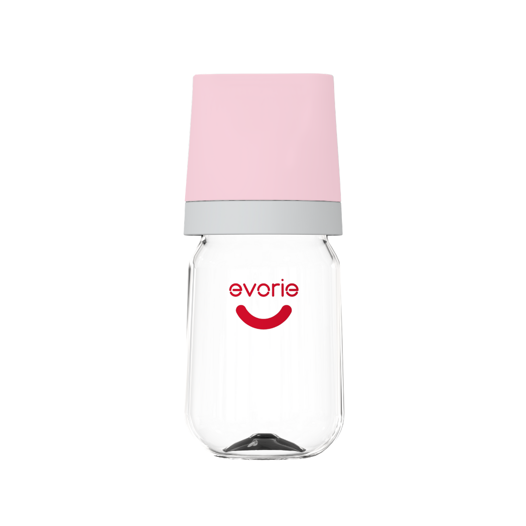 Evorie Tritan Wide-Neck Baby Milk Bottle (160ml/5oz) (3 Colors) - Pupsik Singapore
