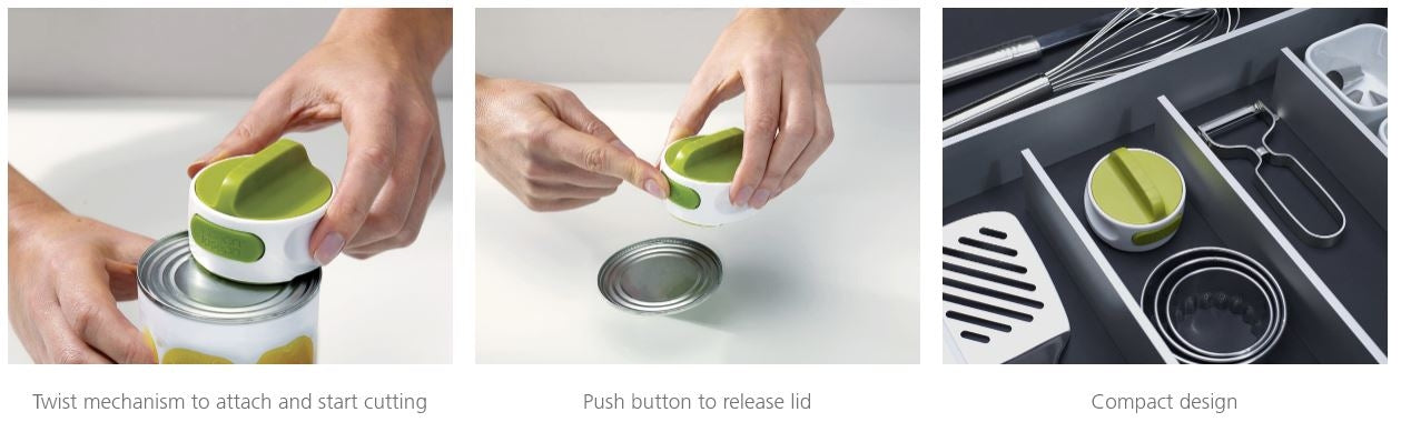 Joseph Joseph Can-Do Can Opener - Green