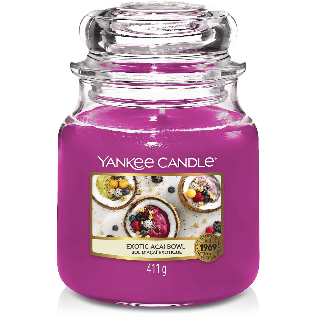 Yankee Candle Medium Jar Candle (14.5oz) - Exotic Acai Bowl