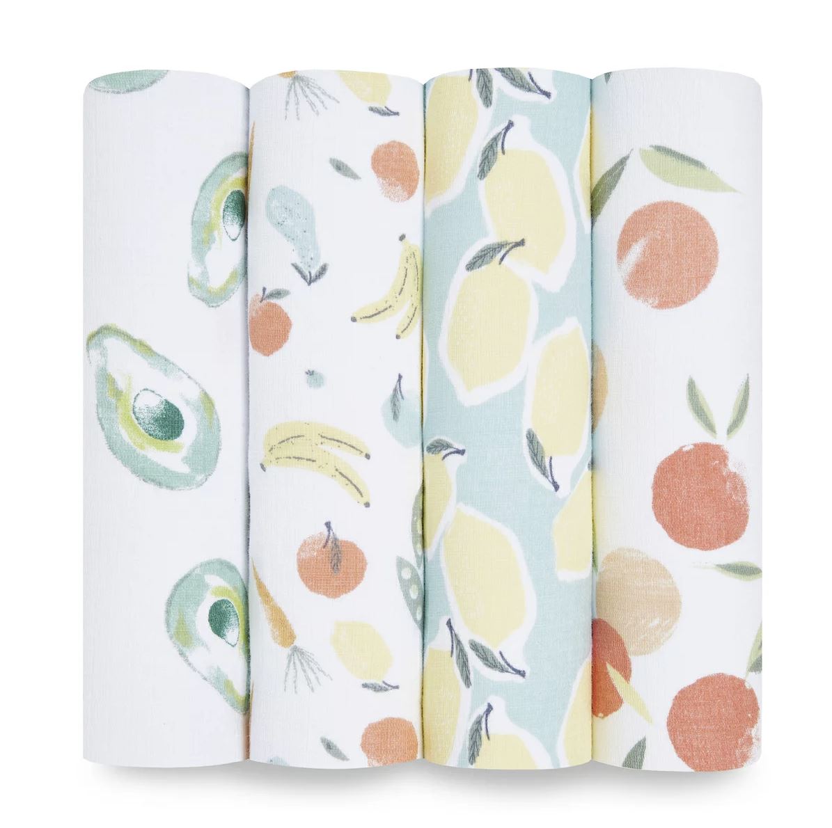 Aden Anais Essentials Muslin Cotton Swaddle (44 x 44 in), 4pk (31 Designs) - Pupsik Singapore