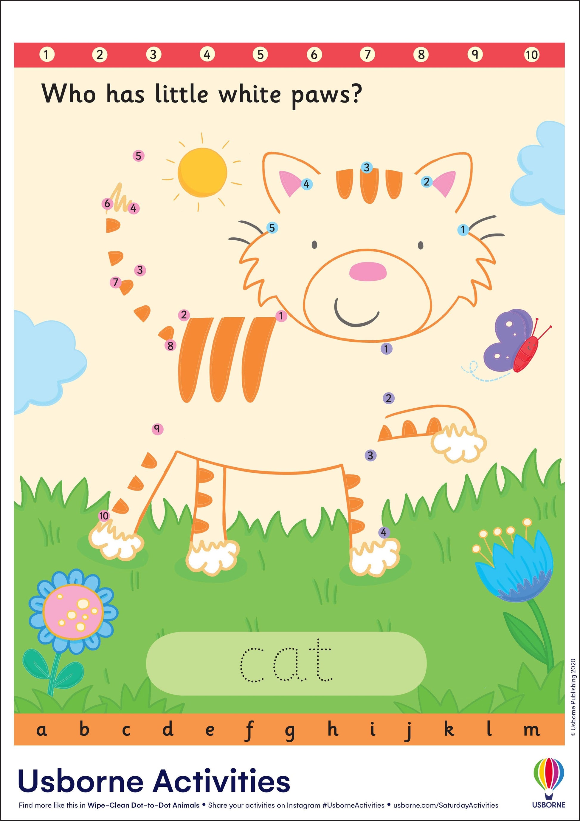 Usborne Wipe-Clean Dot-To-Dot Book (3 Titles) - Pupsik Singapore