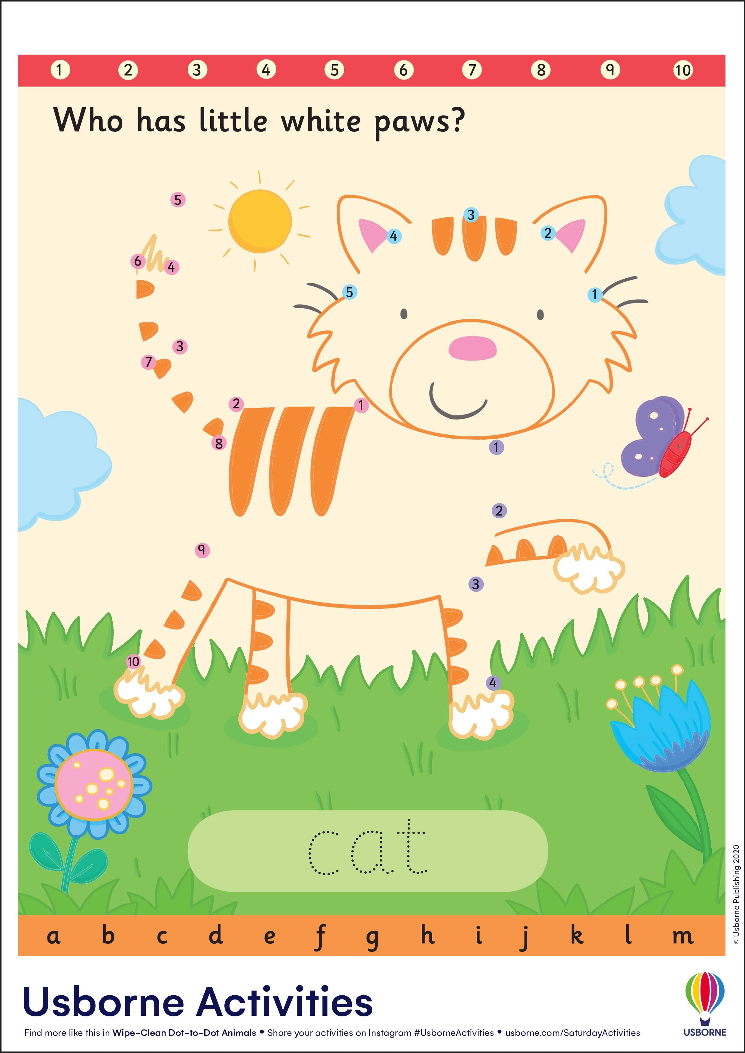 Usborne Wipe-Clean Dot-To-Dot Book (3 Titles) - Pupsik Singapore