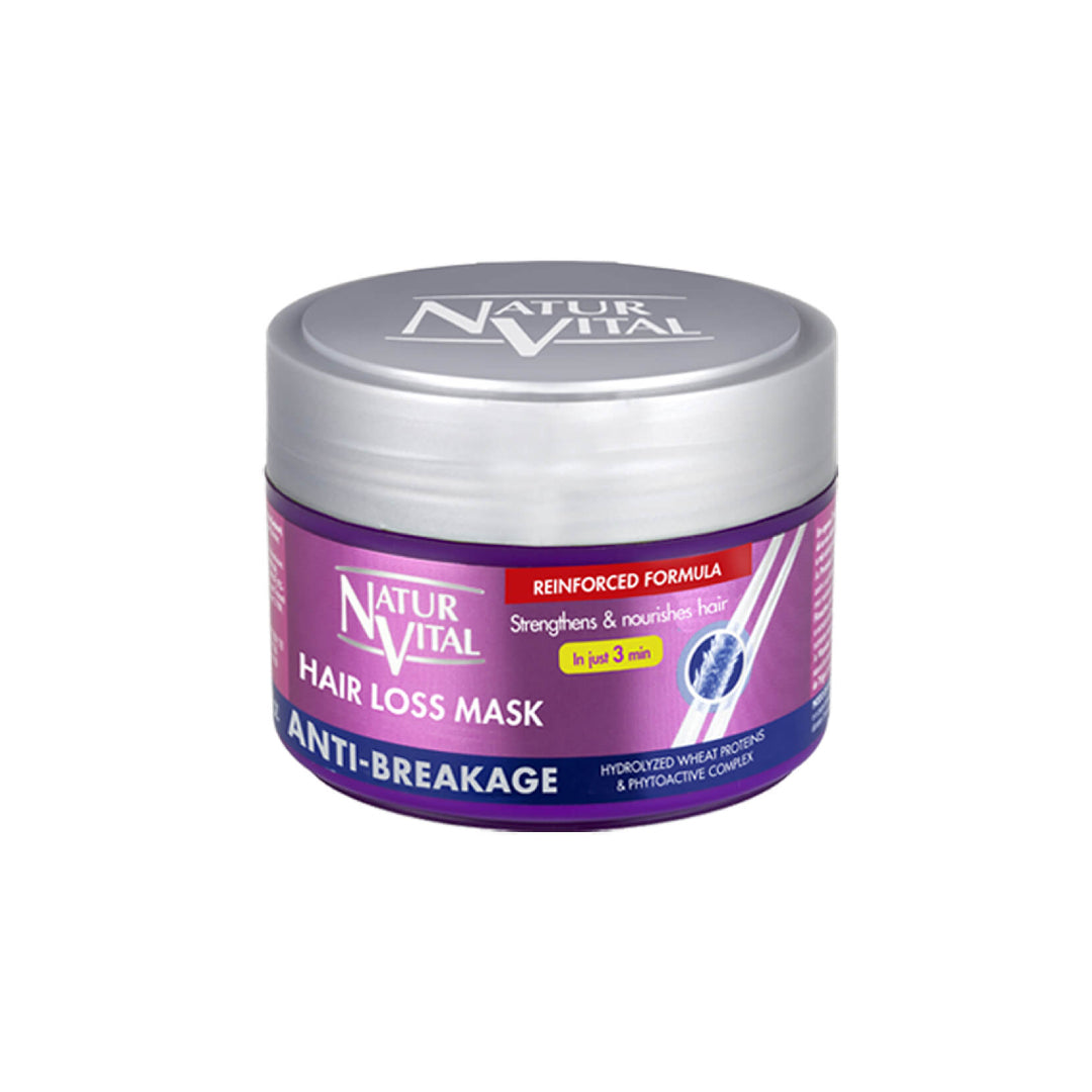 NaturVital Anti-Breakage Hair Loss Mask for Women, 300ml (Exp 04/28)