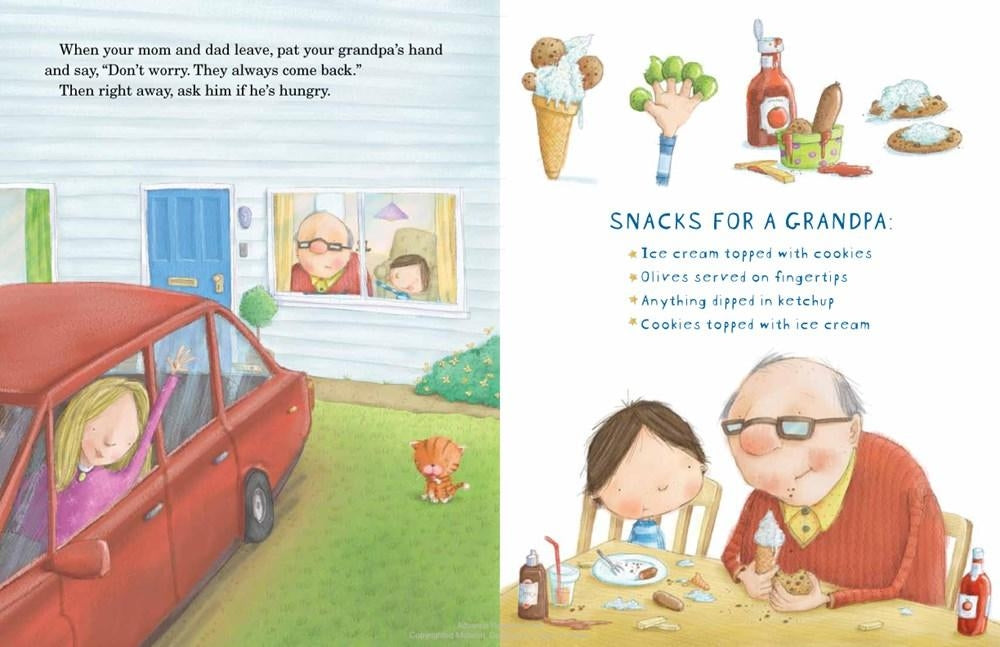 How to Babysit a Grandpa Board Book