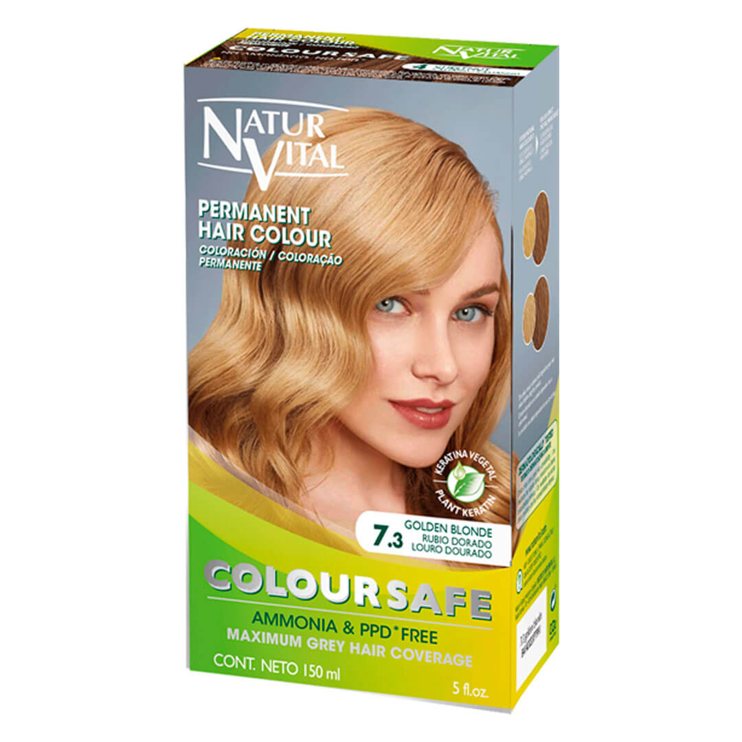 NaturVital ColourSafe Permanent Hair Dye (8 Colors) - Exp 02/26 or later - Pupsik Singapore