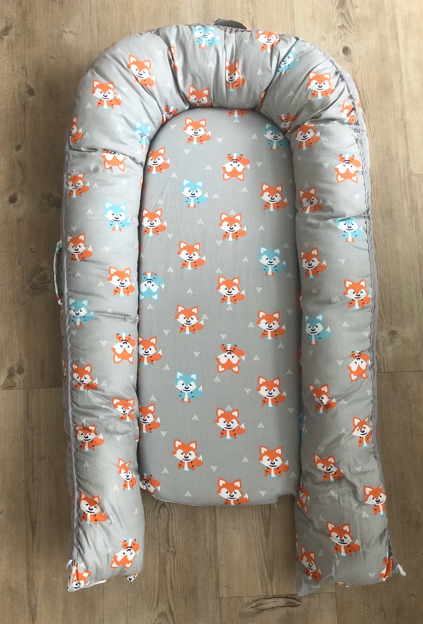MPJ Organic Cotton Baby Nest Lounger (5 Designs) - Pupsik Singapore