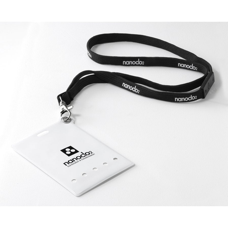 Nanoclo2 Antivirus Sanitizer & Deodorizer Lanyard Card - White