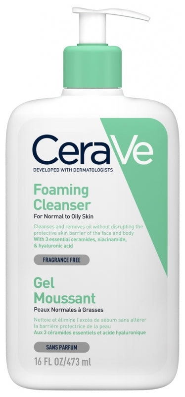 CeraVe Foaming Cleanser (473ml) - Exp 10/26