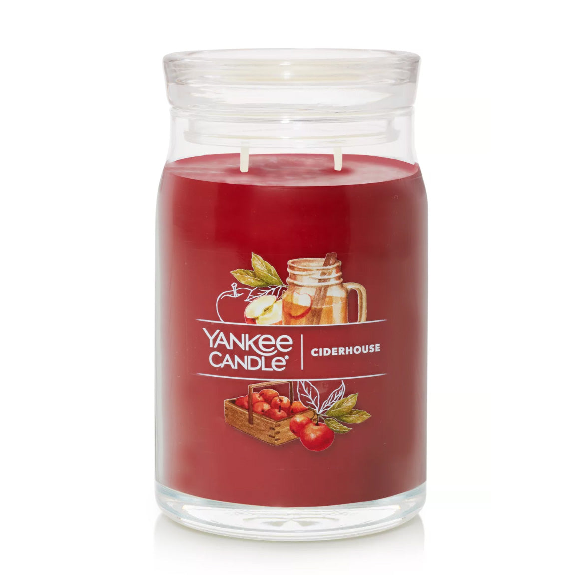 Yankee Candle Signature Large Jar Candle, 2-wicks (20oz) - Ciderhouse