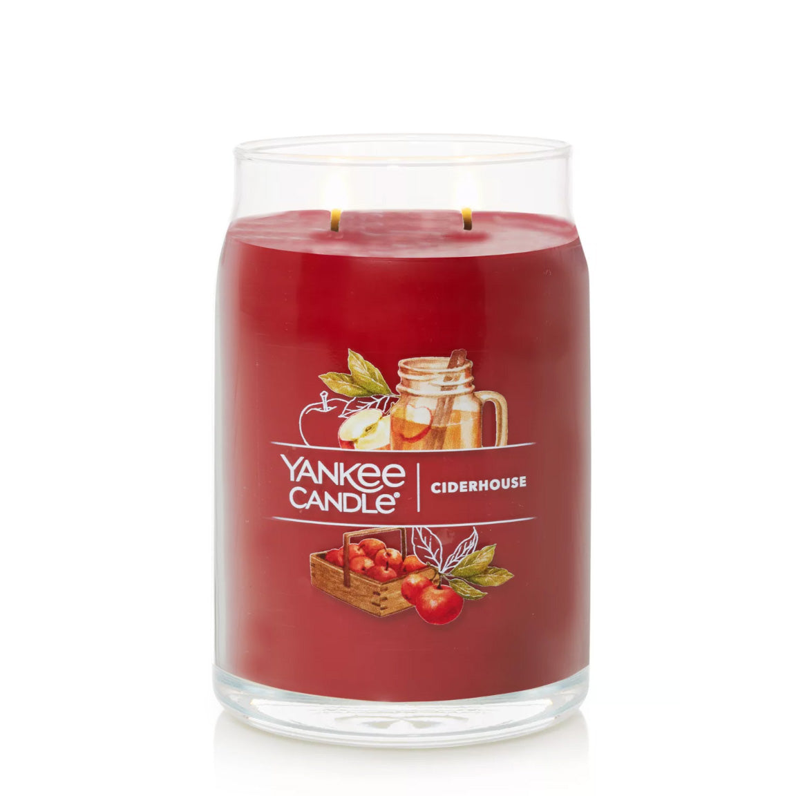 Yankee Candle Signature Large Jar Candle, 2-wicks (20oz) - Ciderhouse