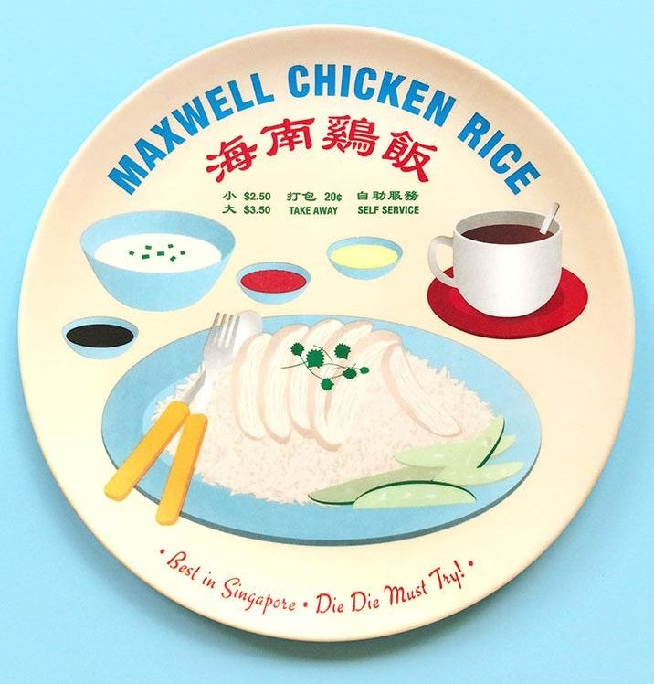 The Little Drom Store Melamine Plate (8 inch) (25 Designs) - Pupsik Singapore