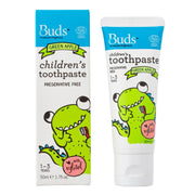 Buds Organics Children's Toothpaste with Xylitol - Green Apple, 50ml - exp 10/27