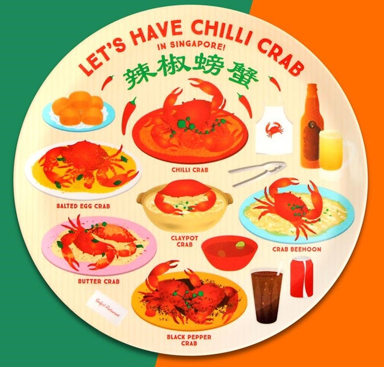 The Little Drom Store Melamine Plate (10 inch) (12 Designs) - Pupsik Singapore