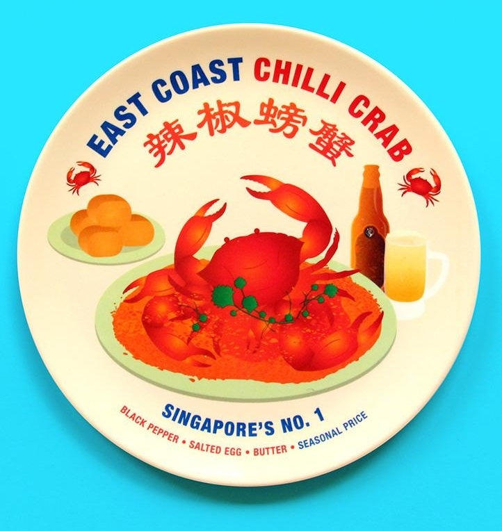 The Little Drom Store Melamine Plate (8 inch) (25 Designs) - Pupsik Singapore