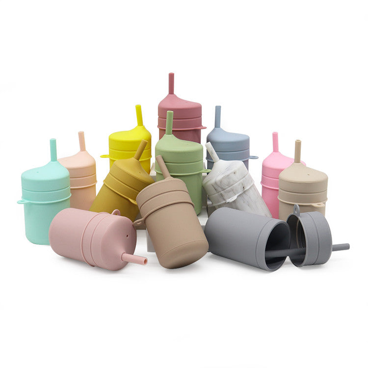 Biomom Silicone Training Straw Cup, 180ml (12 colors)