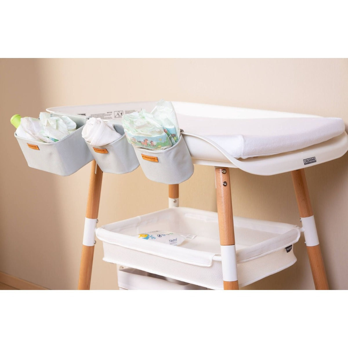 Childhome Evolux Changing Table - Natural White