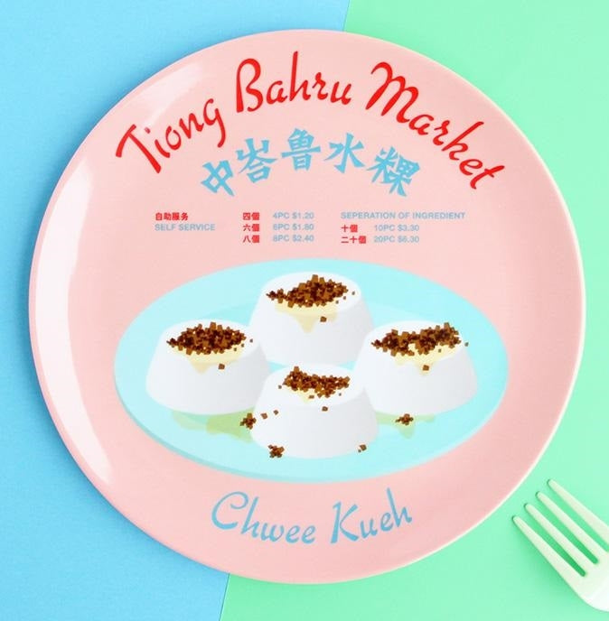 The Little Drom Store Melamine Plate (8 inch) (25 Designs) - Pupsik Singapore