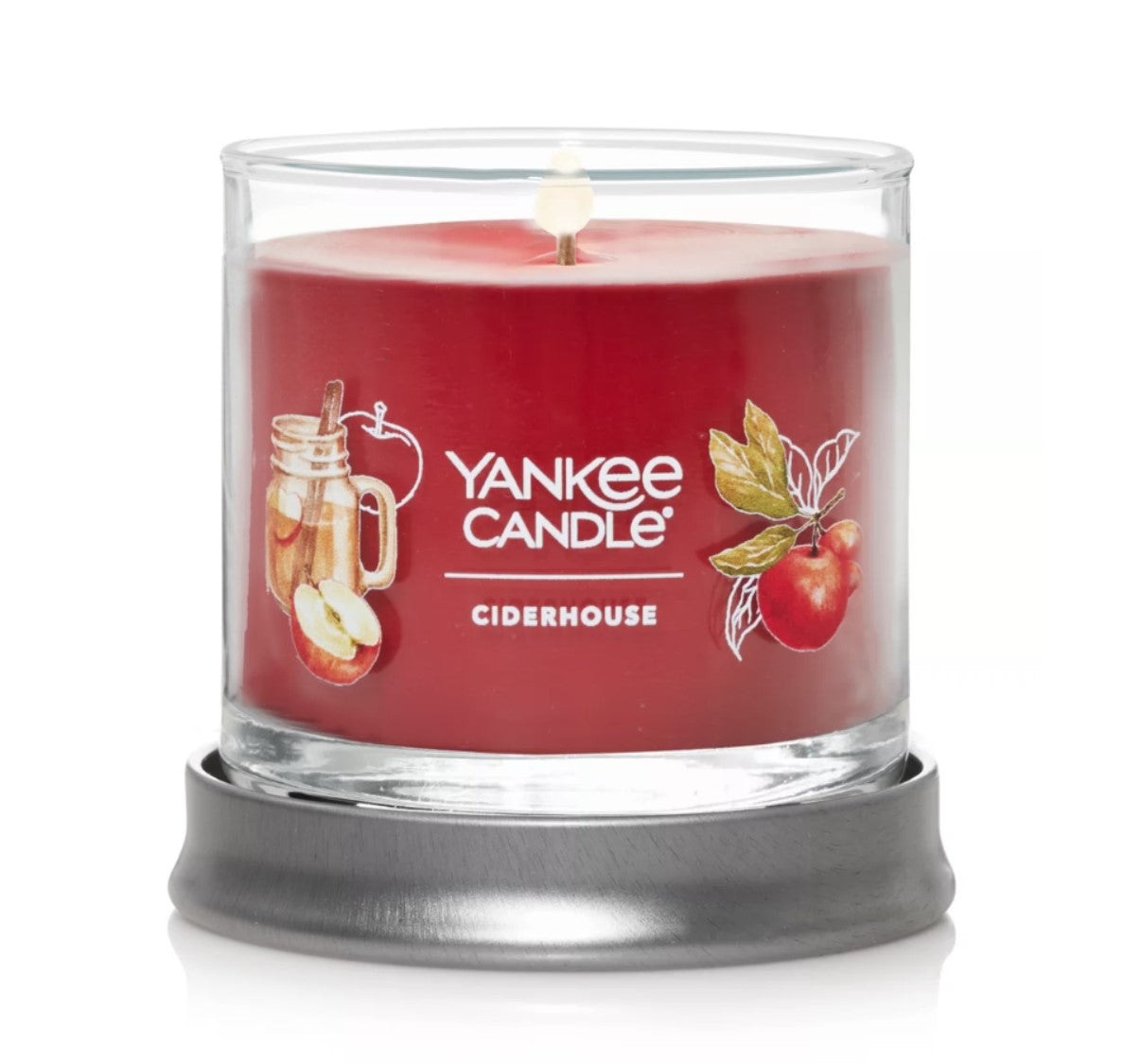 Yankee Candle Signature Small Tumbler Candle, 1- Wick (4.3oz) - Ciderhouse