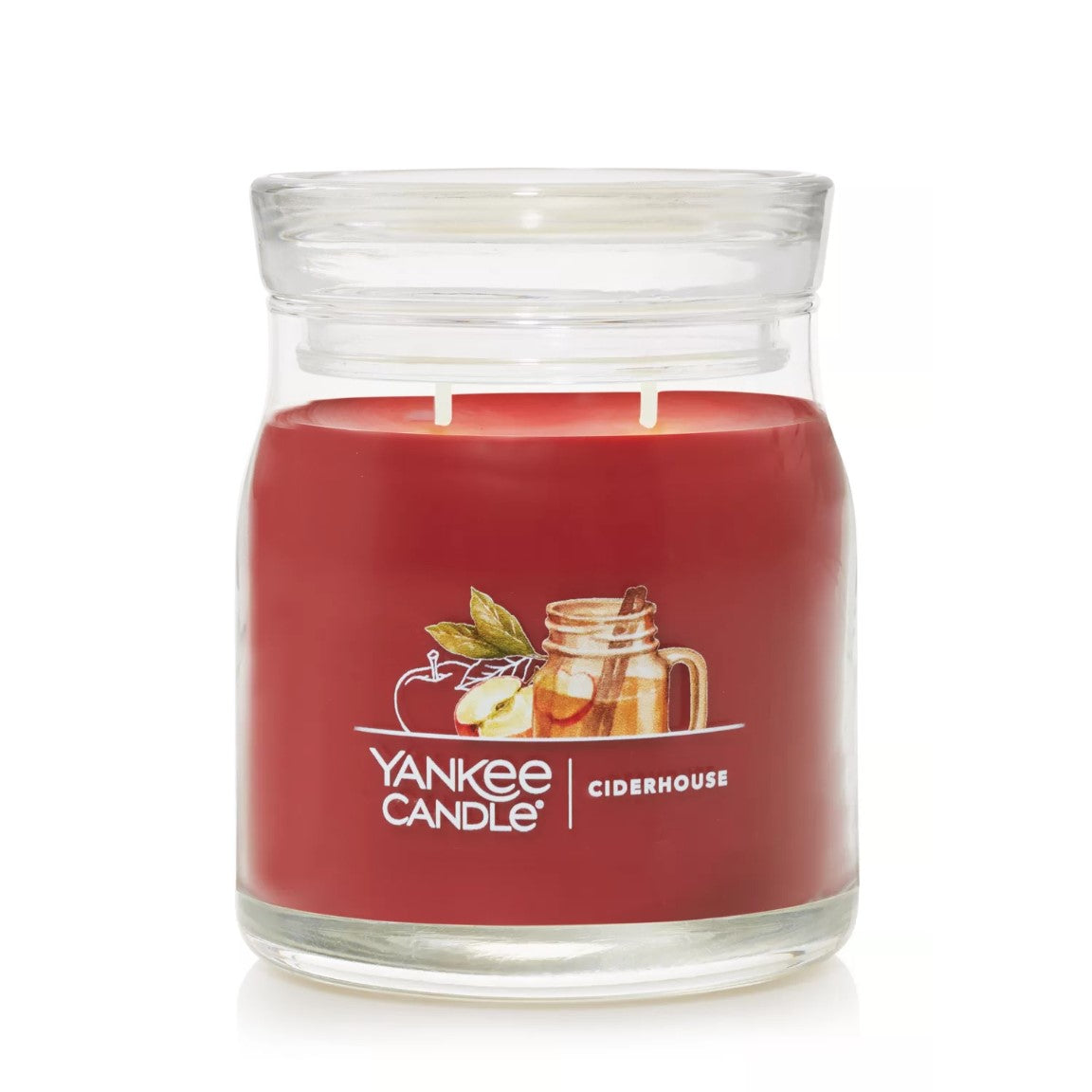 Yankee Candle Signature Medium Jar Candle, 2-wicks (13oz) - Ciderhouse