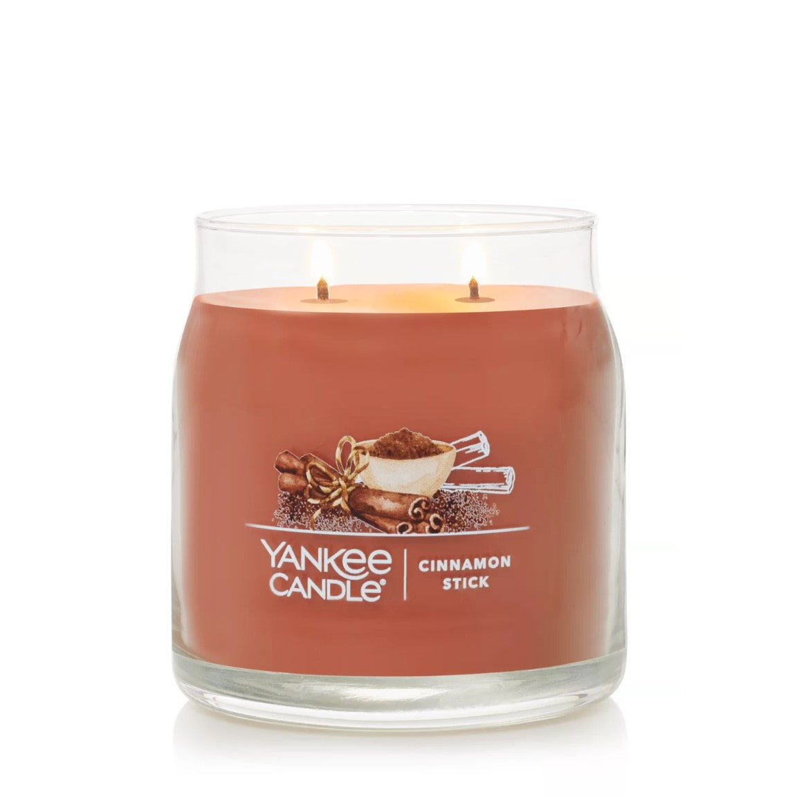 Yankee Candle Signature Medium Jar Candle, 2-wicks (13oz) - Cinnamon Stick