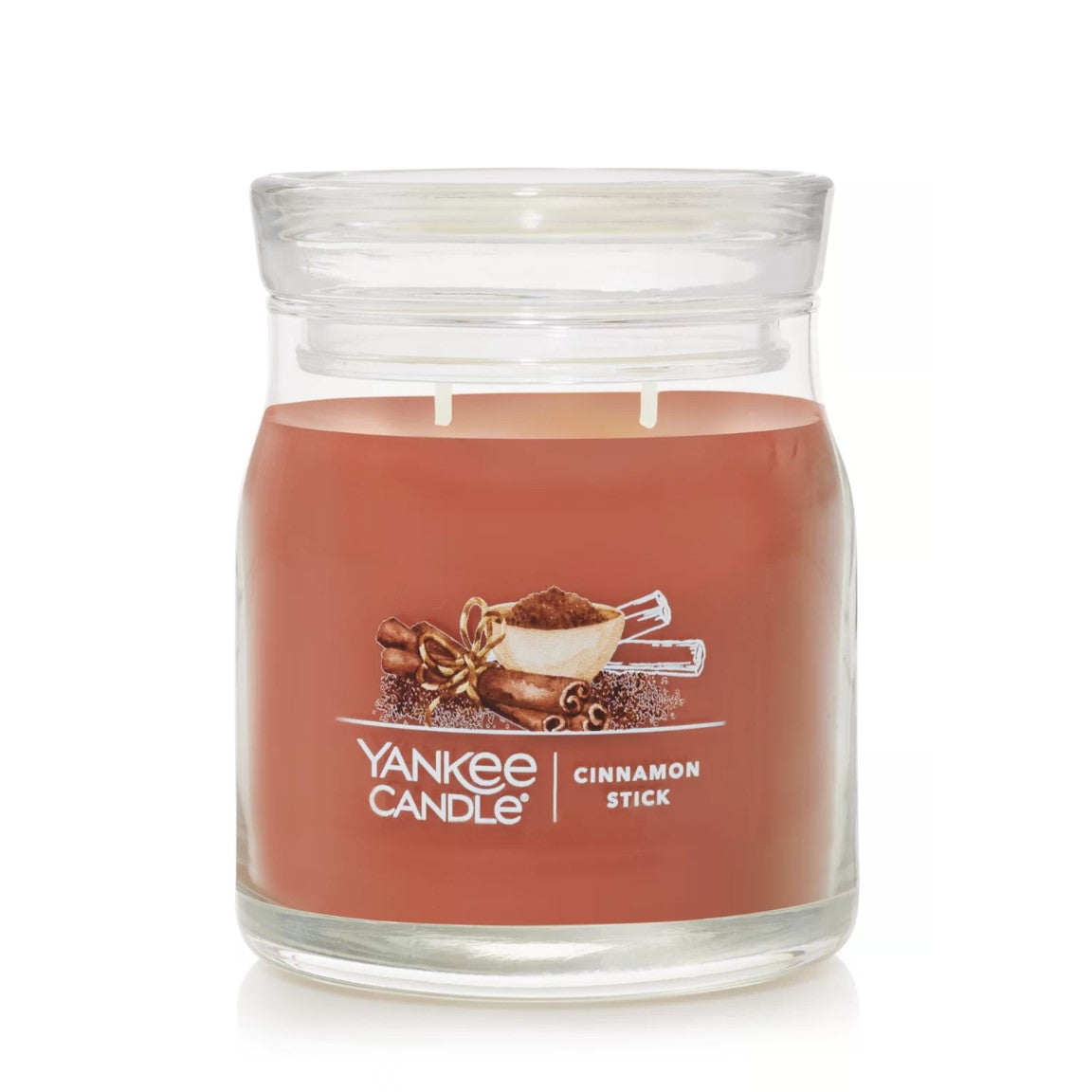 Yankee Candle Signature Medium Jar Candle, 2-wicks (13oz) - Cinnamon Stick