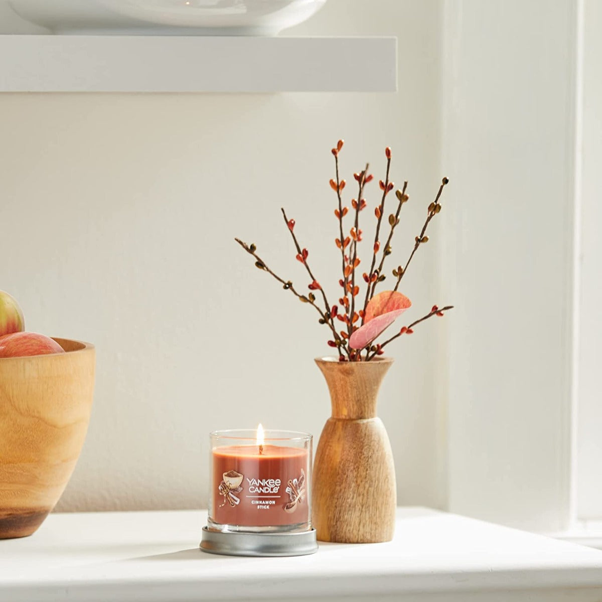 Yankee Candle Signature Small Tumbler Candle, 1- Wick (4.3oz) - Cinnamon Stick