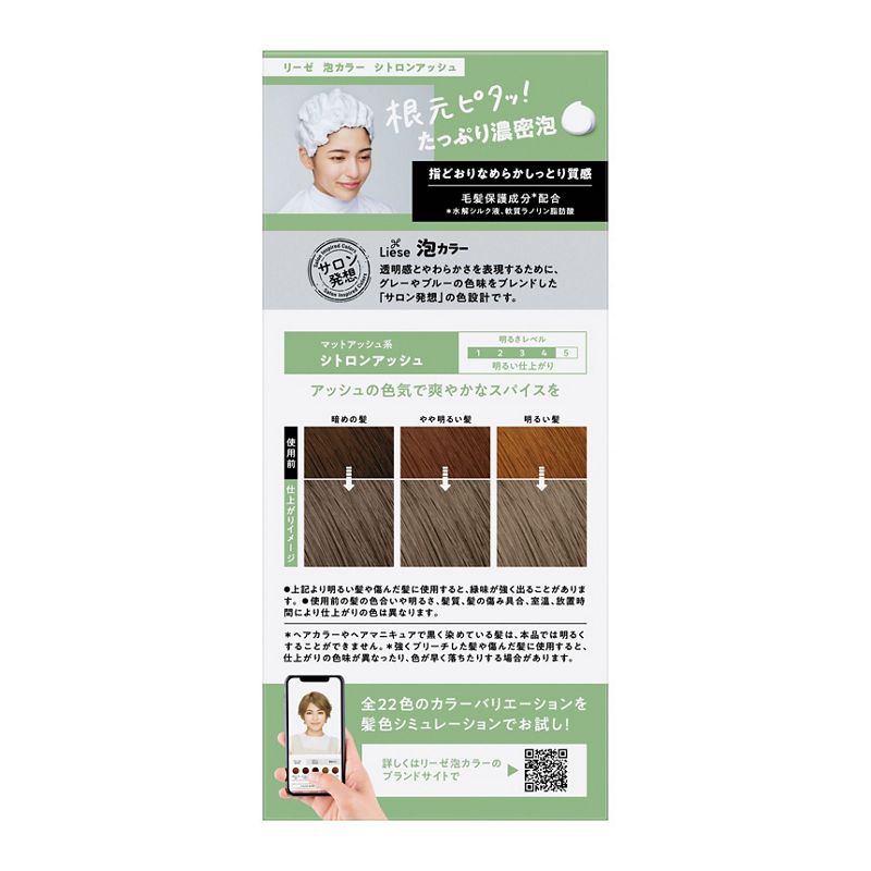 Liese Creamy Bubble Colour Hair Dye - New Packaging (23 Colors) - Pupsik Singapore