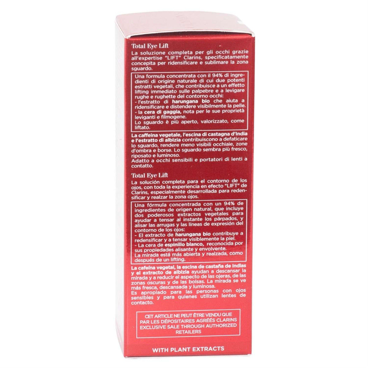 Clarins Total Eye Lift Serum, 15ml (Exp 10/29)